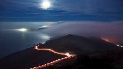 جاده-کوه-شب-طبیعت